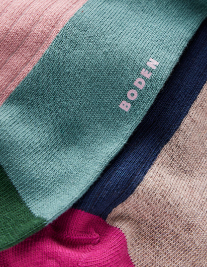 Colourblock Socks-Multi-3