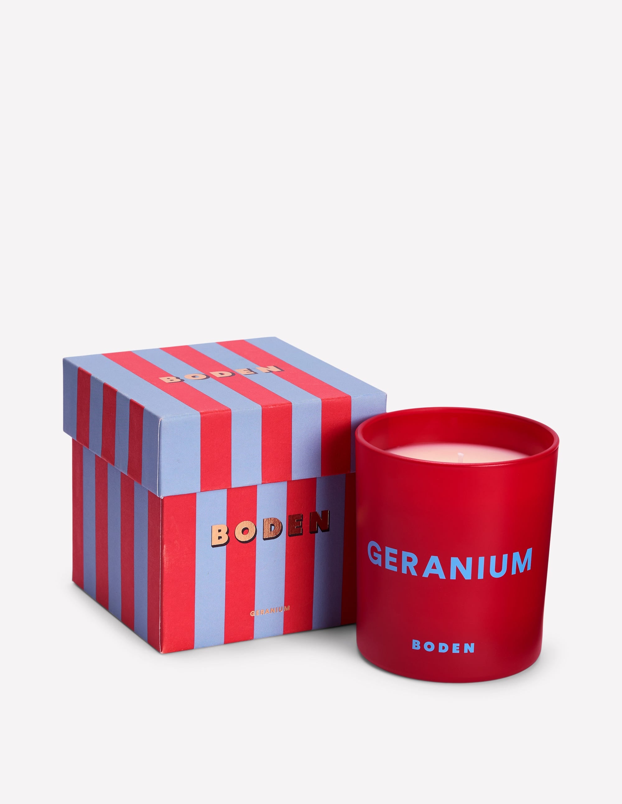 Single Candle-Geranium - Image 1