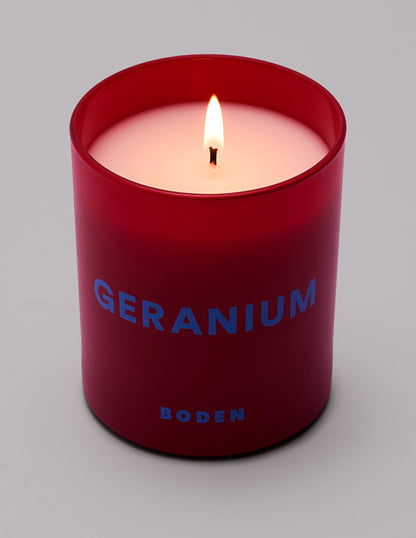 Single Candle-Geranium-4