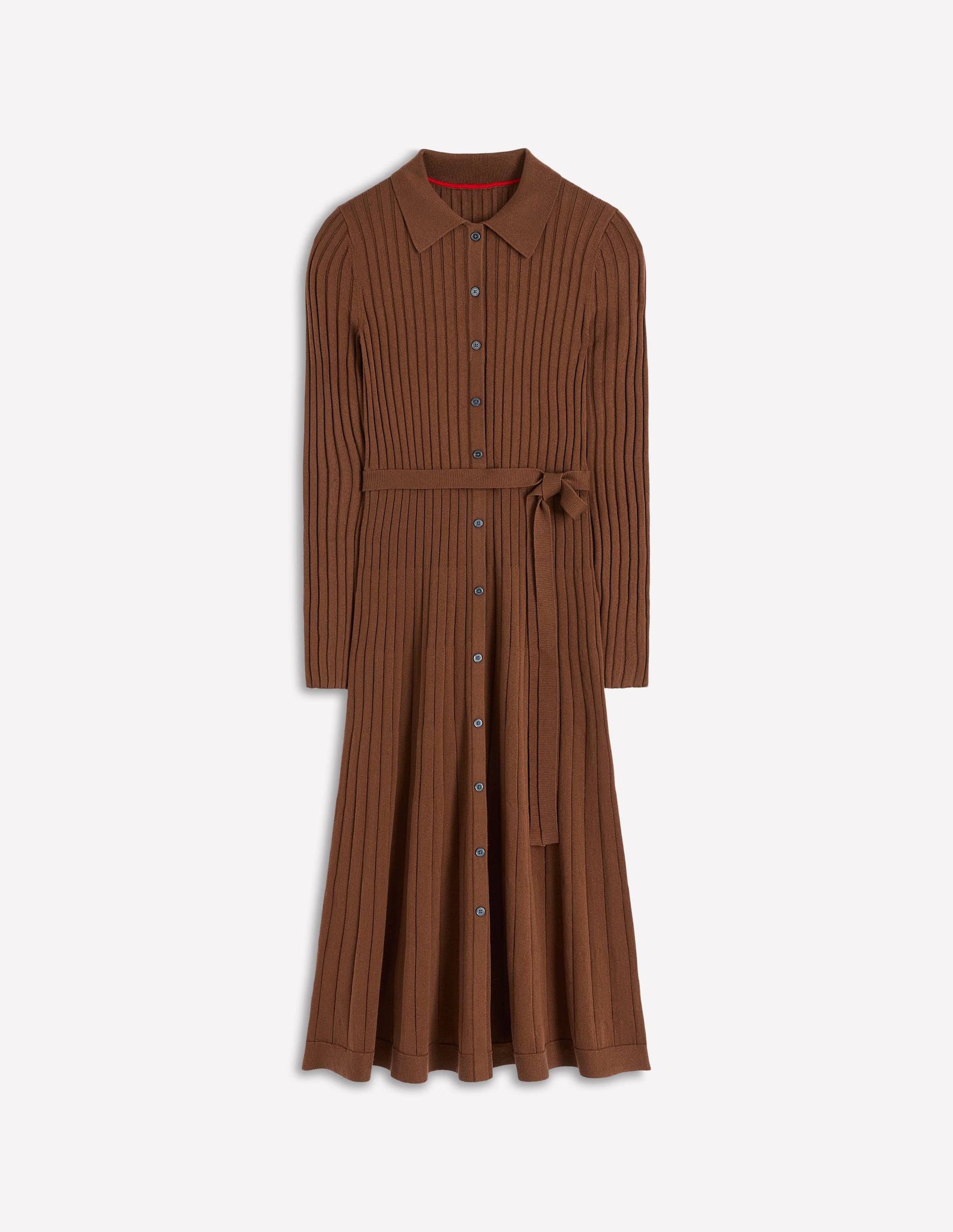 Rachel Knitted Shirt Dress-Raw Umber | Boden UK Rachel Knitted Shirt Dress-Raw Umber | Boden UK