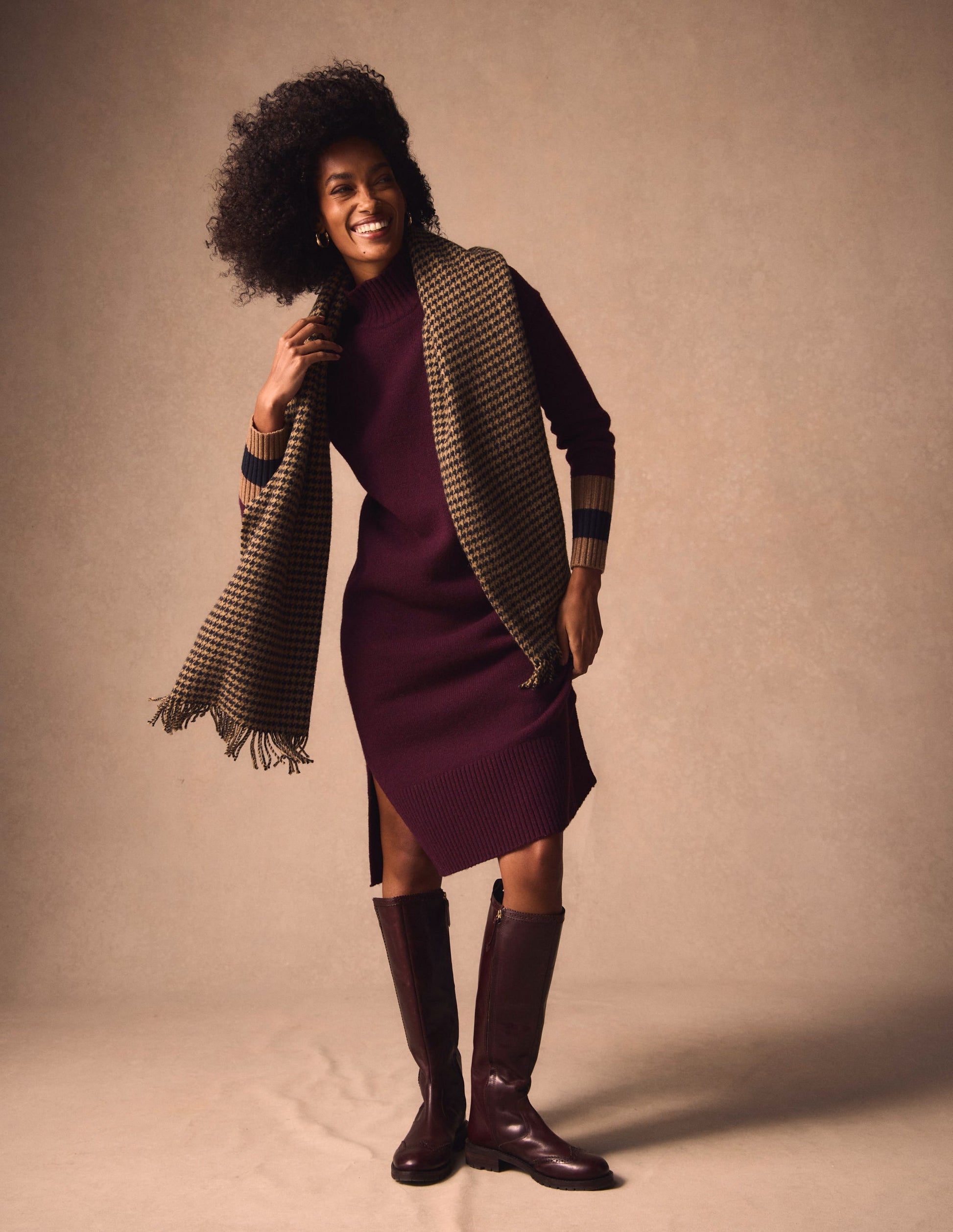 boden maria knitted midi dress BODEN Maria Knitted Midi Dress