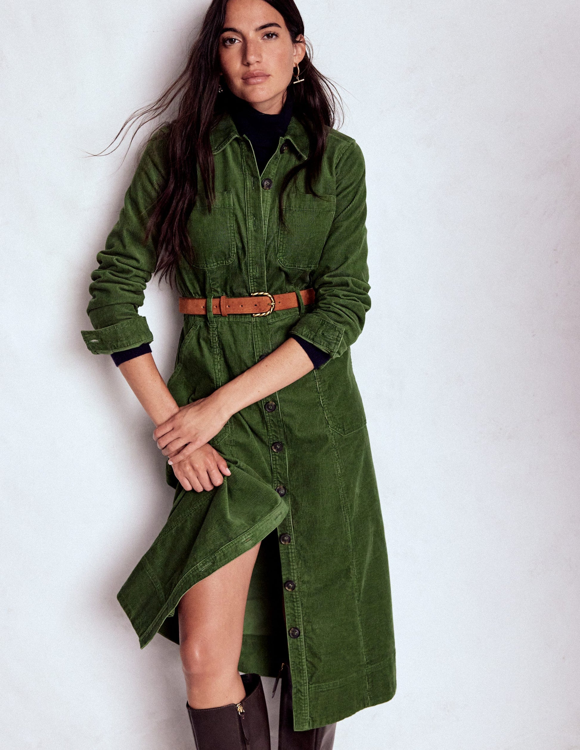 cord shirt dress uk Corduroy shirt dress OffOn
