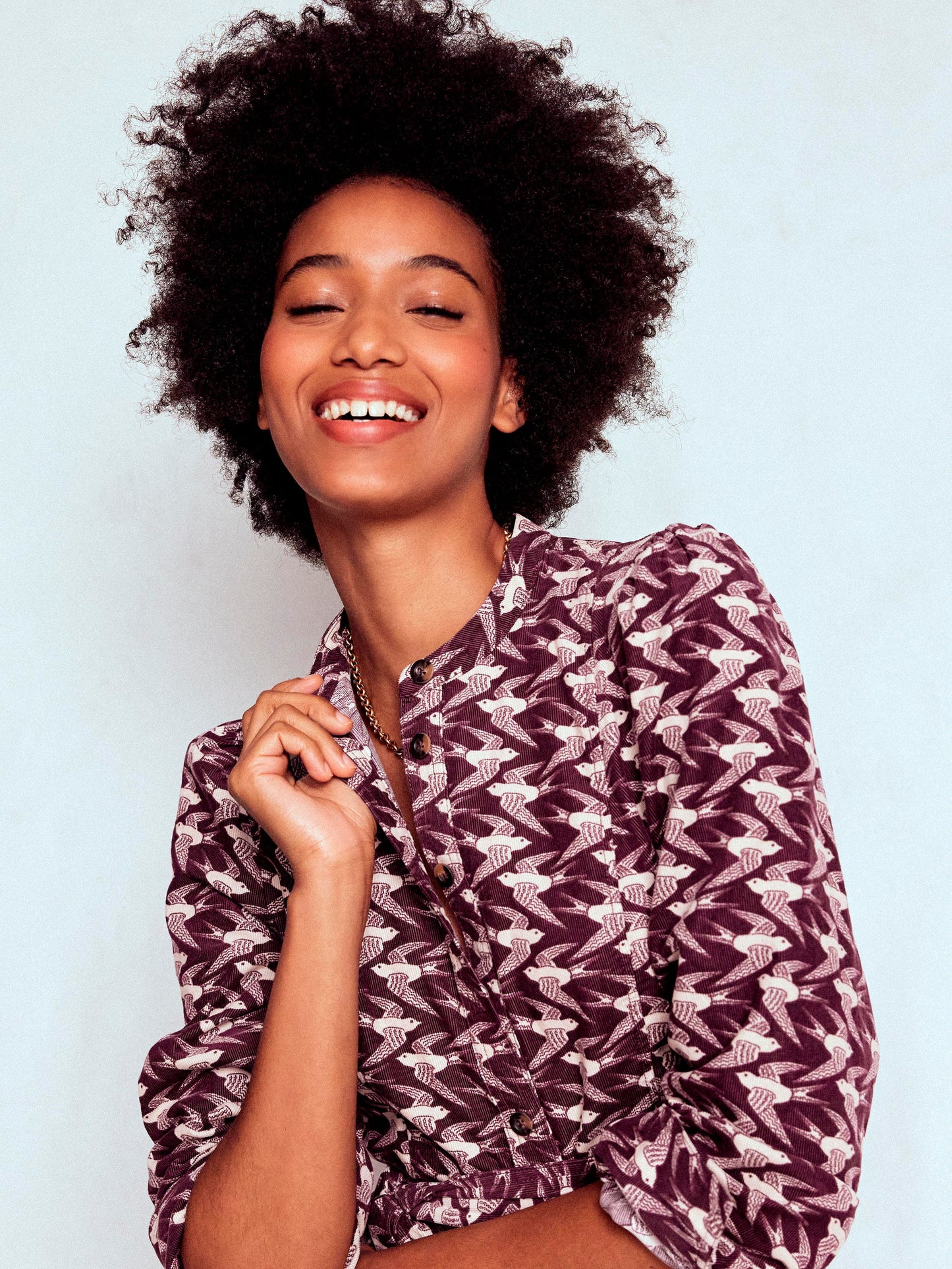 Bre Cord Short Dress-Dark Cherry, Swooping Swallow