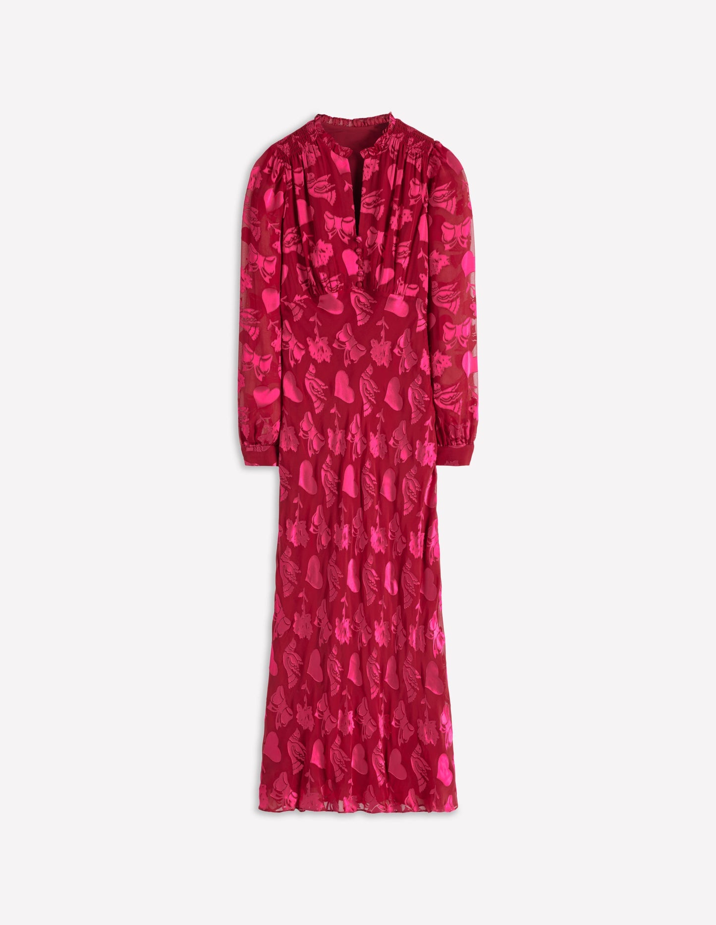 Cassie Devore Midi Tea Dress-Pink Peony, Dainty Medley