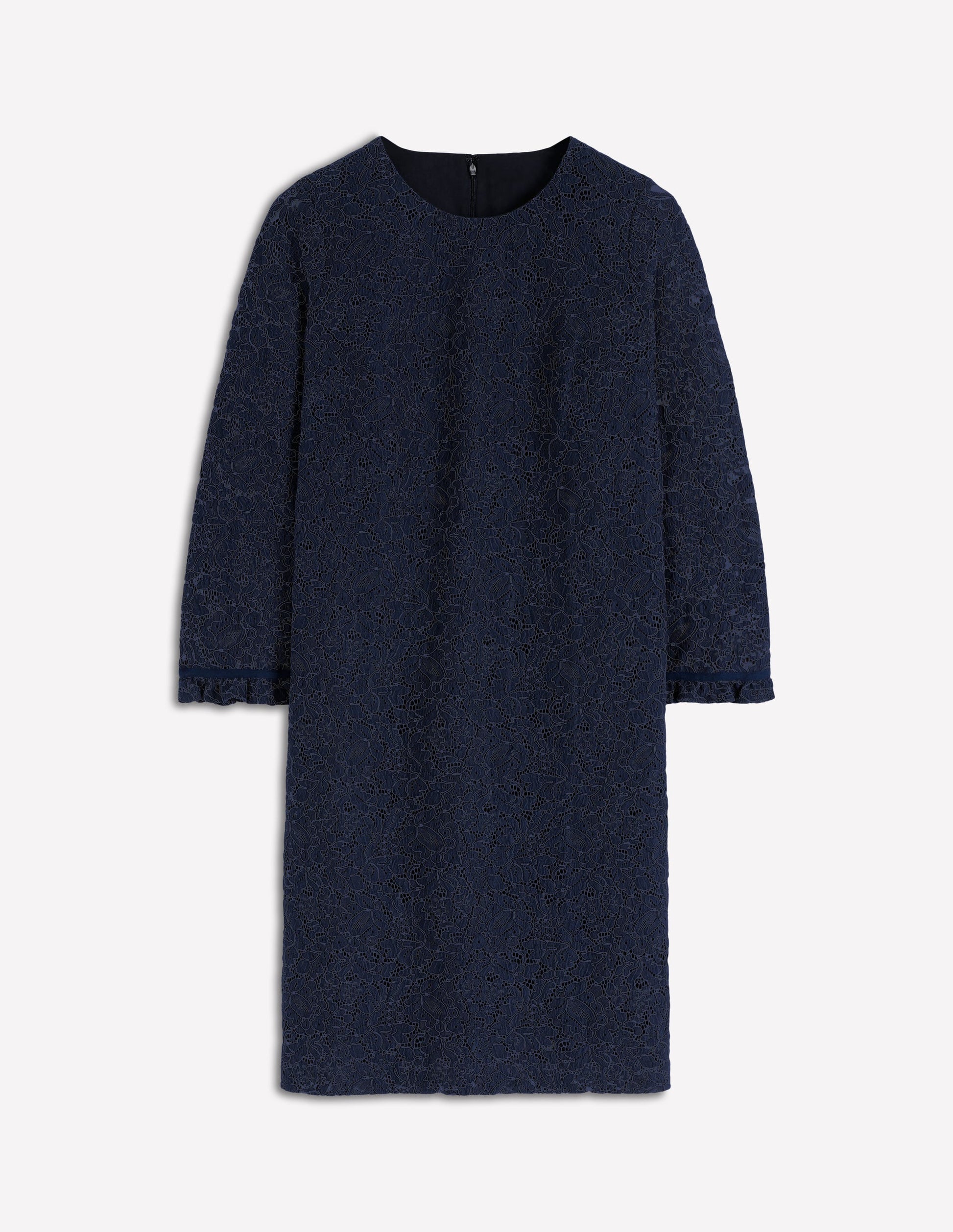 Lace Occasion Mini Dress-Navy-5