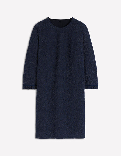 Lace Occasion Mini Dress-Navy-5