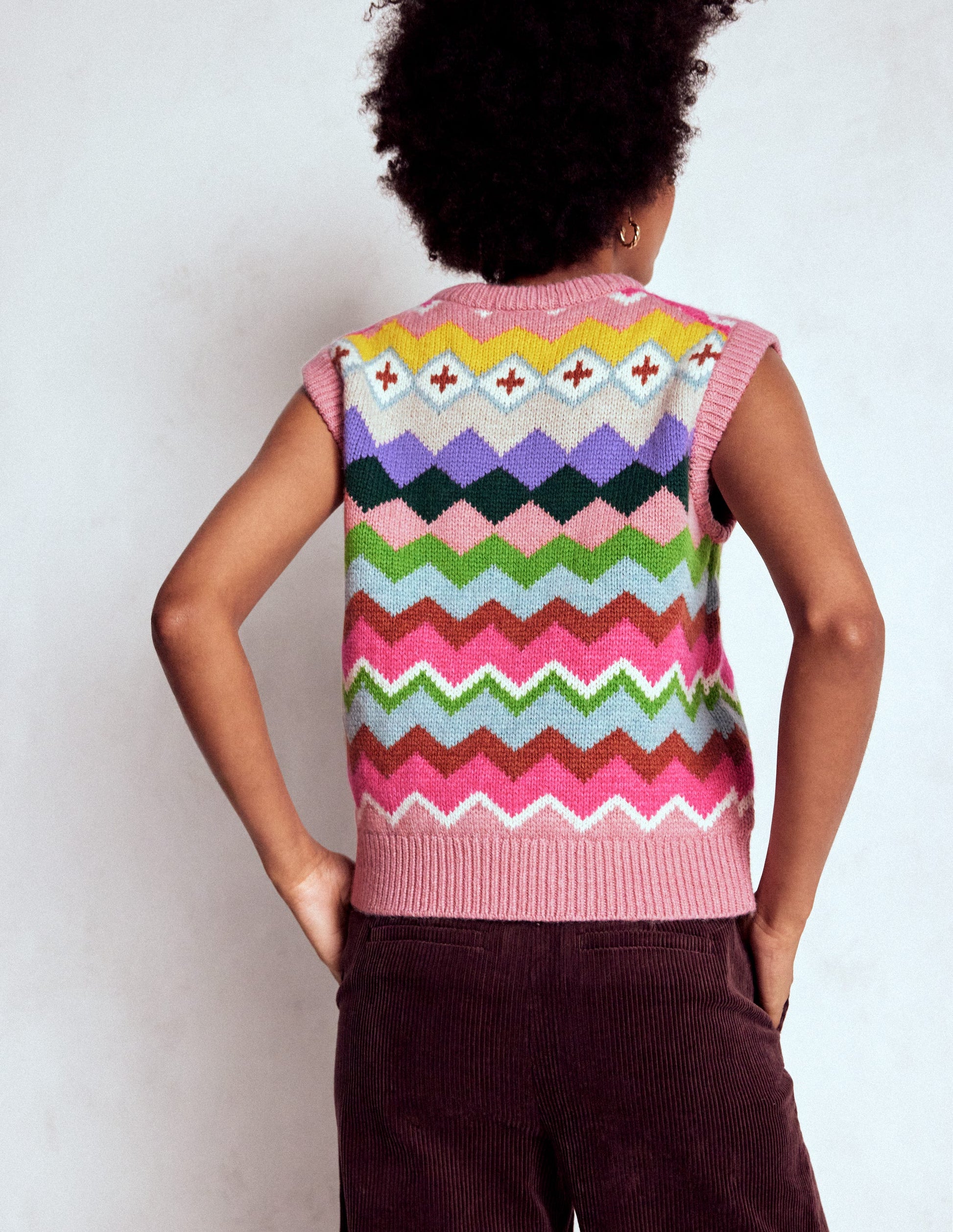 Pull Fair Isle en coton mélangé pour femme | Ralph Lauren® FR Pull Fair Isle en coton mélangé pour femme | Ralph Lauren® FR