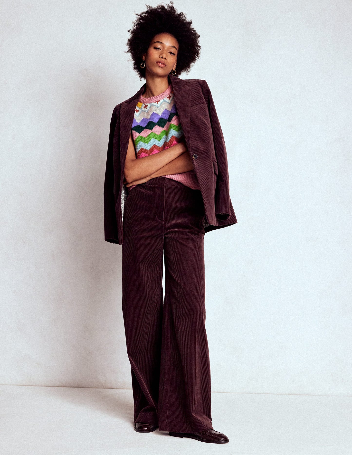 Eleanor Fair Isle Tank-Pink Heritage Fair Isle