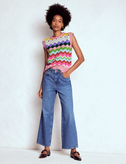 Eleanor Fair Isle Tank-Pink Heritage Fair Isle-6