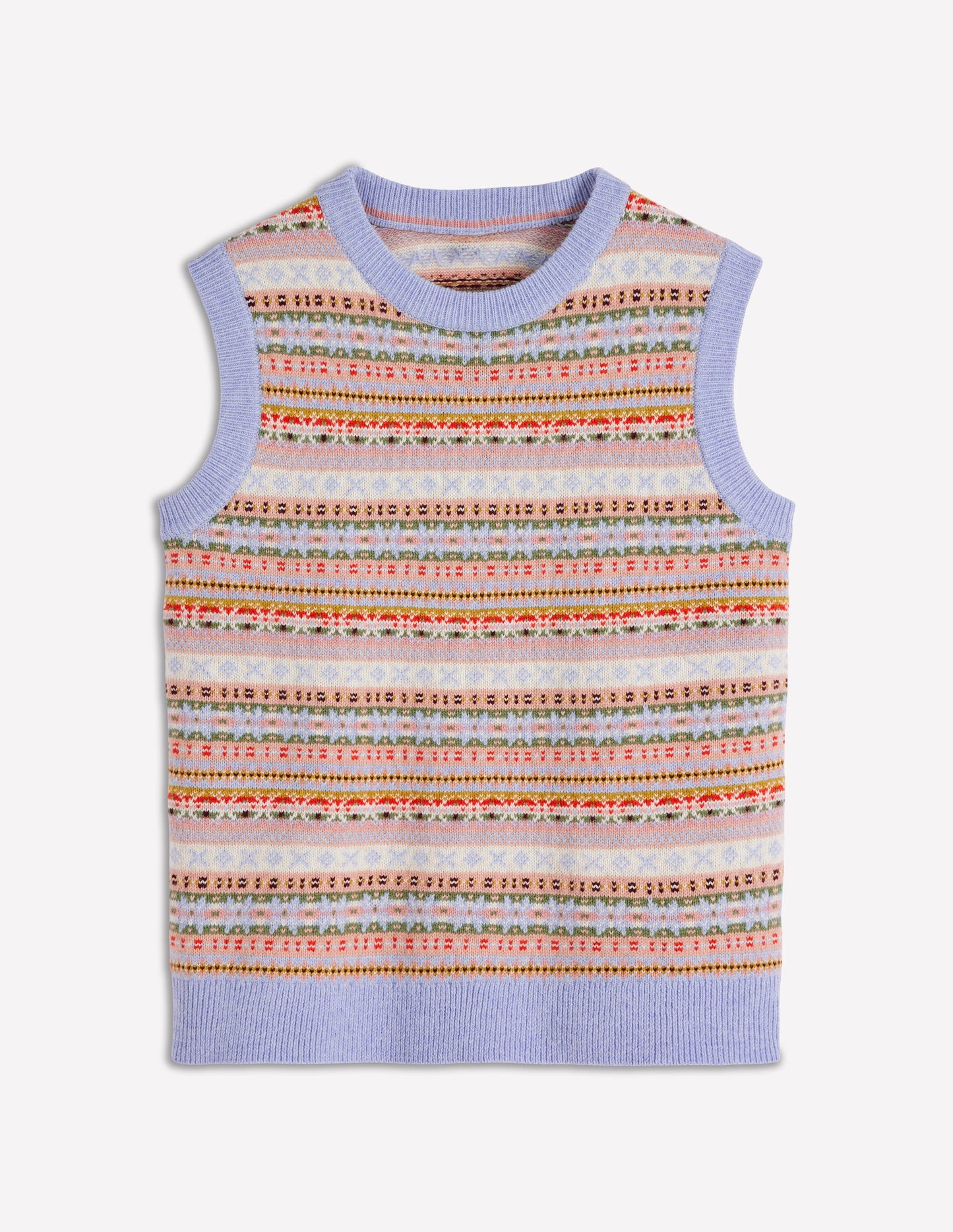 Edie Fair Isle Tank-Heritage Fair Isle