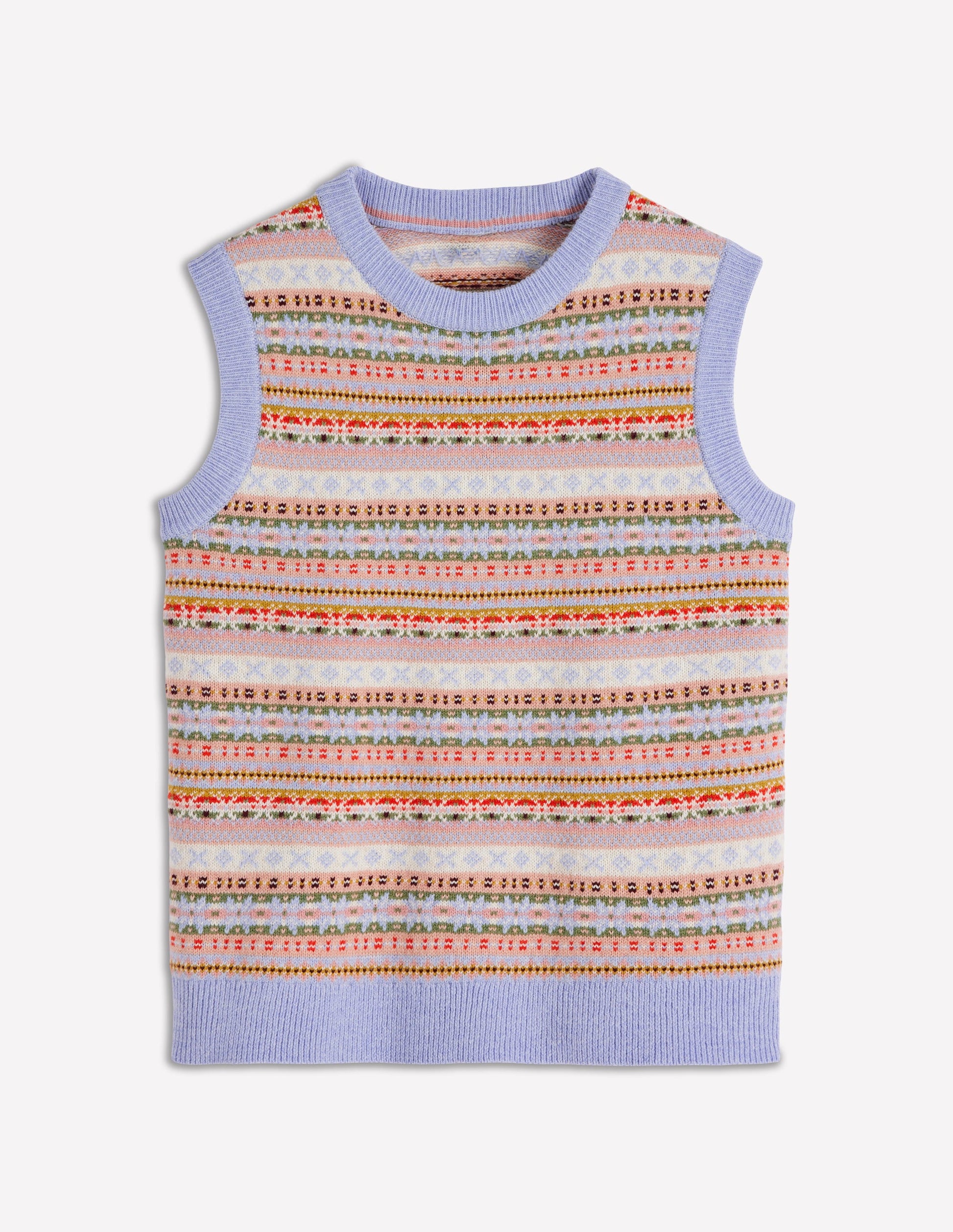 Edie Fair Isle Tank-Heritage Fair Isle-7