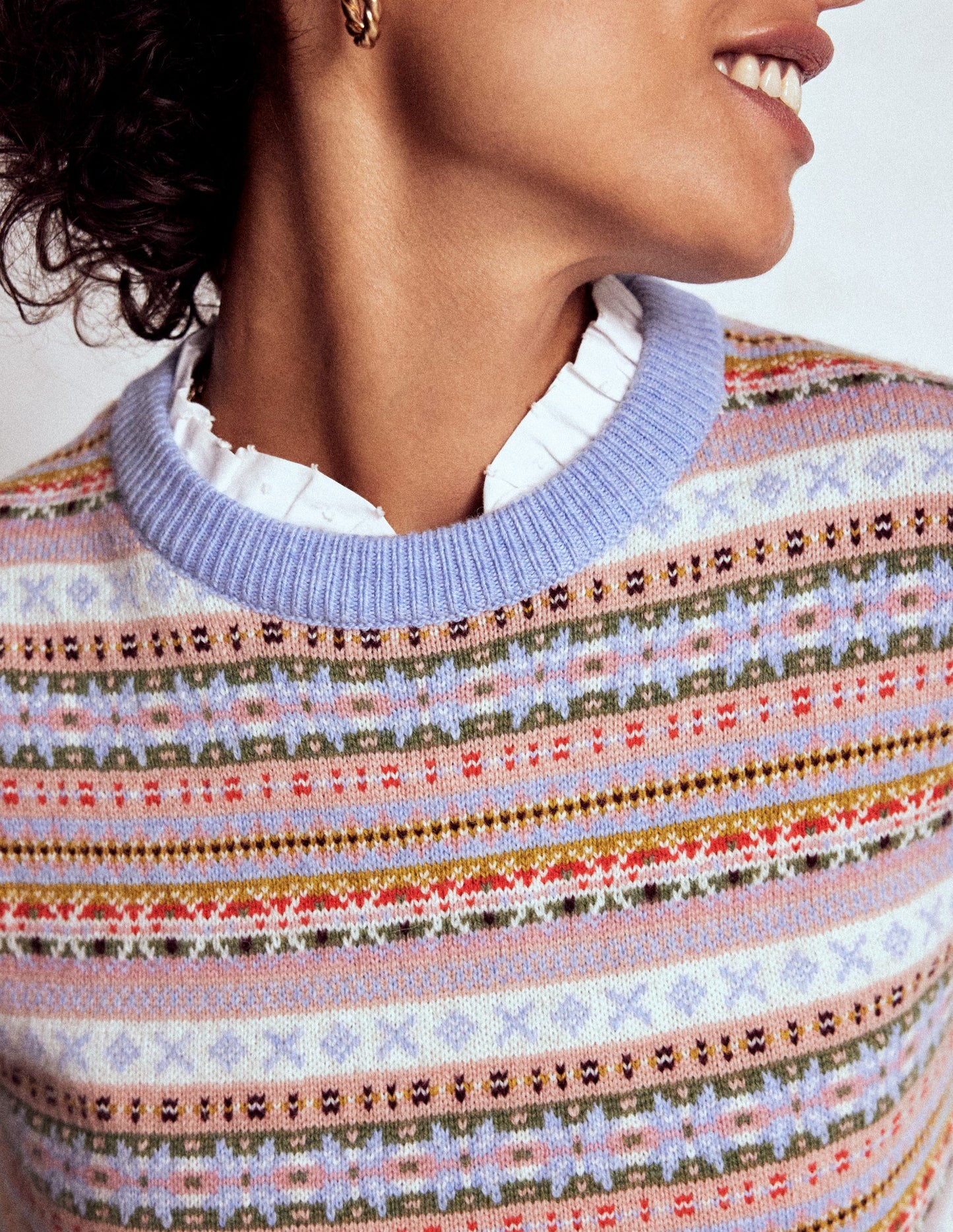 Edie Fair Isle Tank-Heritage Fair Isle