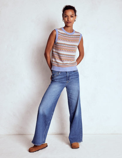 Edie Fair Isle Tank-Heritage Fair Isle-6