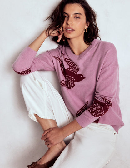 Natasha Novelty Jumper-Swooping Swallow-1