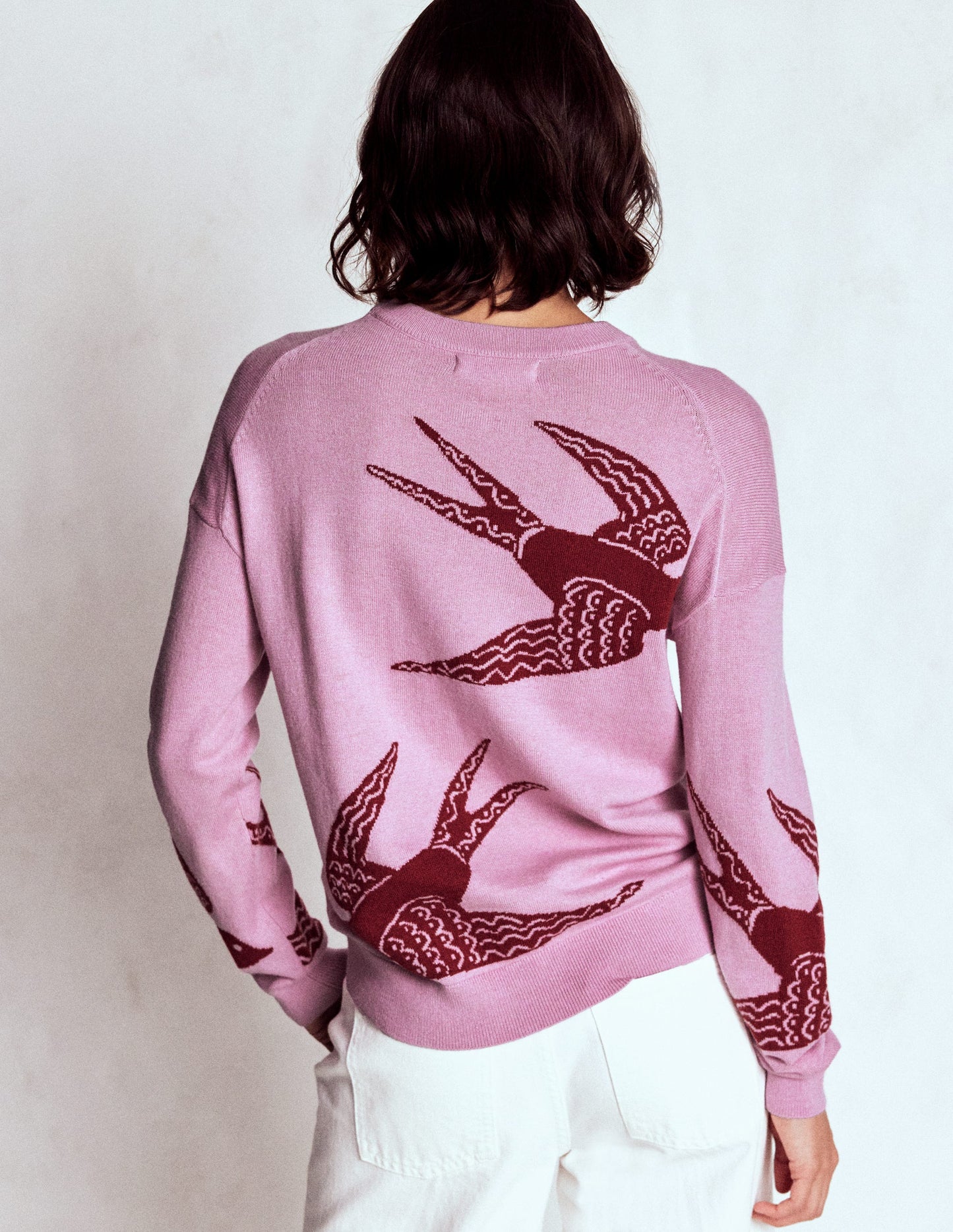 Natasha Novelty Jumper-Swooping Swallow