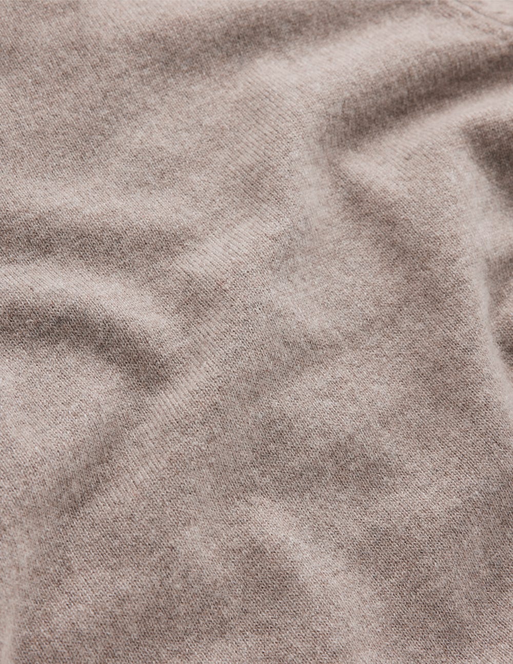 Eva Cashmere Roll Neck Jumper-Mink Melange - Image 6