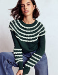 Alice Fluffy Raglan Jumper-Botanical Garden