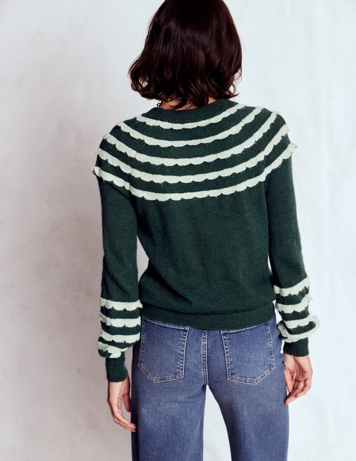 Alice Fluffy Raglan Jumper-Botanical Garden