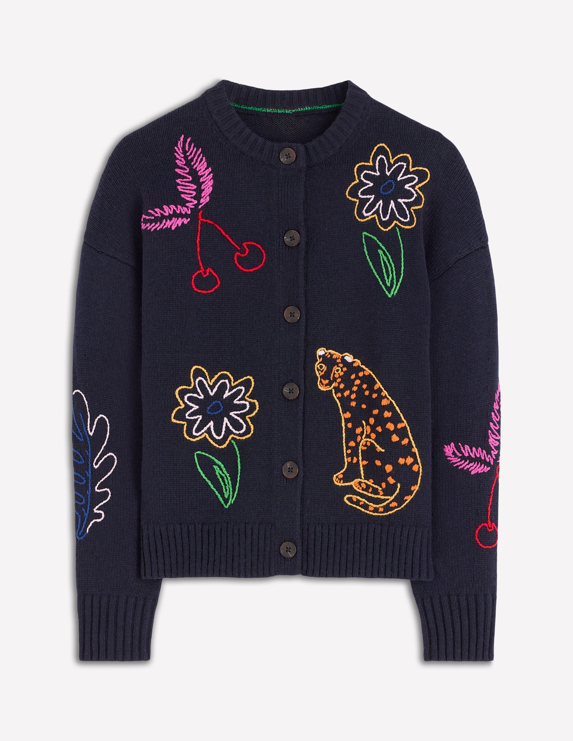 Natalie Embroidered Cardigan-Navy Embroidery-6