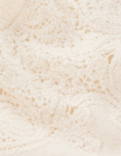 Fluffy Embroidered Jumper-Almond Milk-8