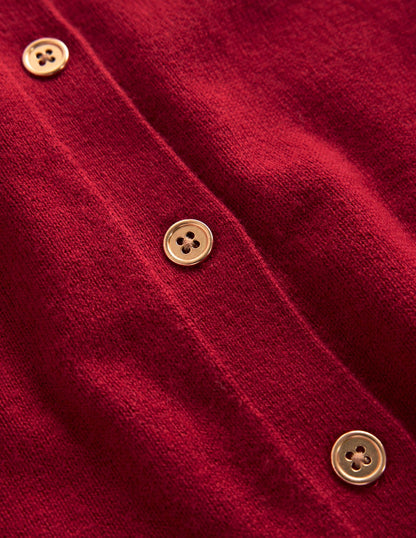 Briony Stitch Cardigan-Crimson Red-7