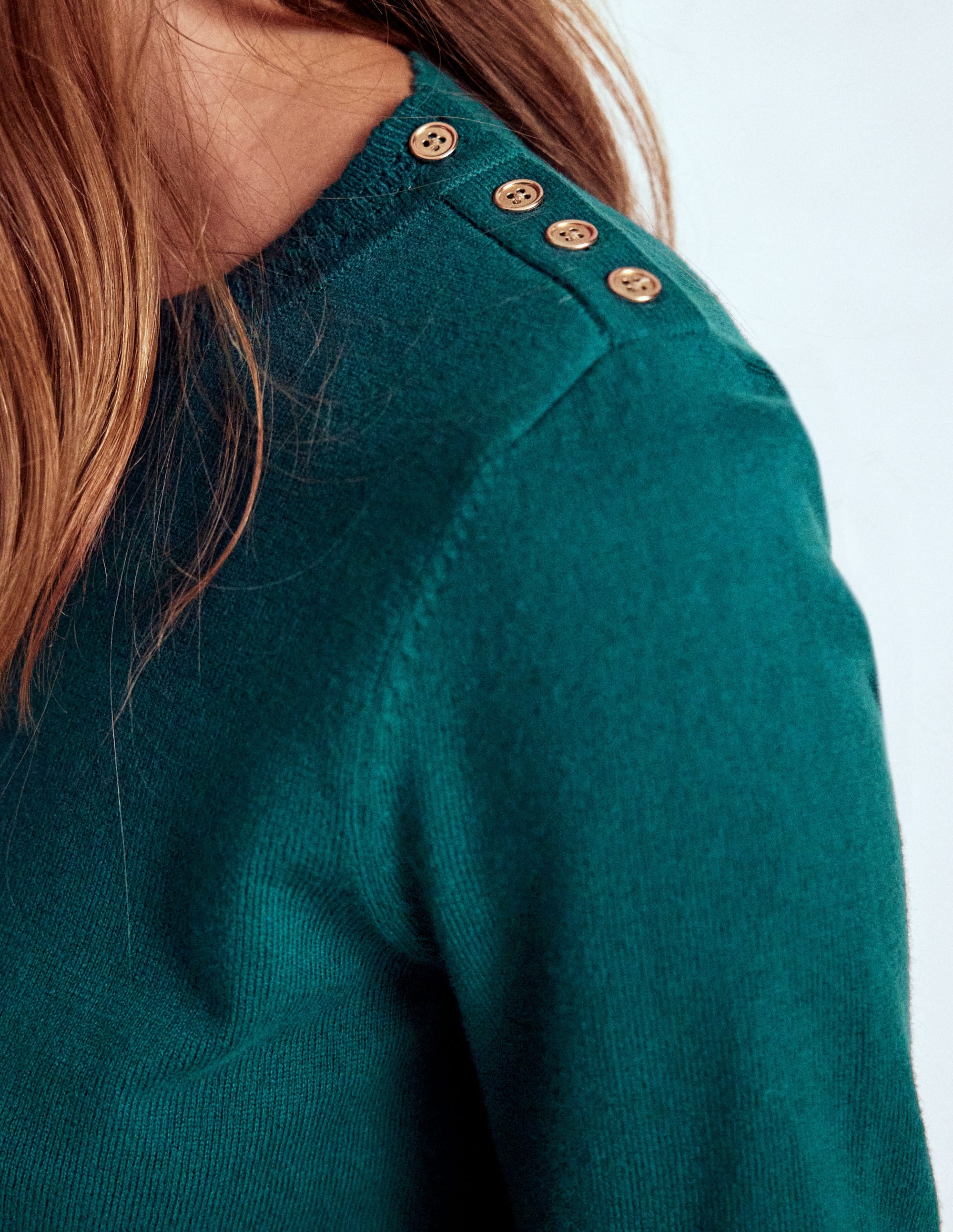 Briony Stitch Jumper-Drake Green - Image 2
