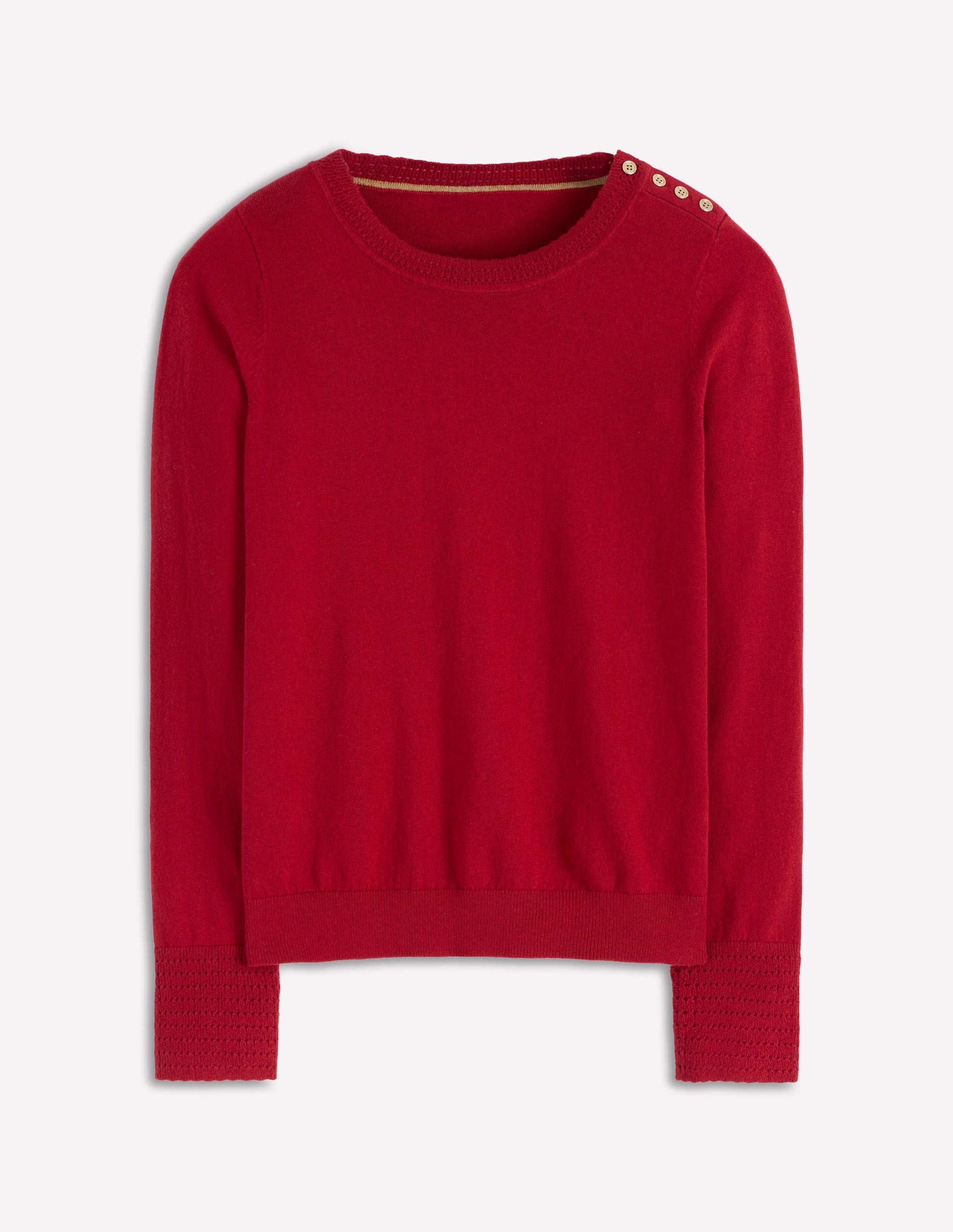 Briony Stitch Jumper-Red Liquorice-5