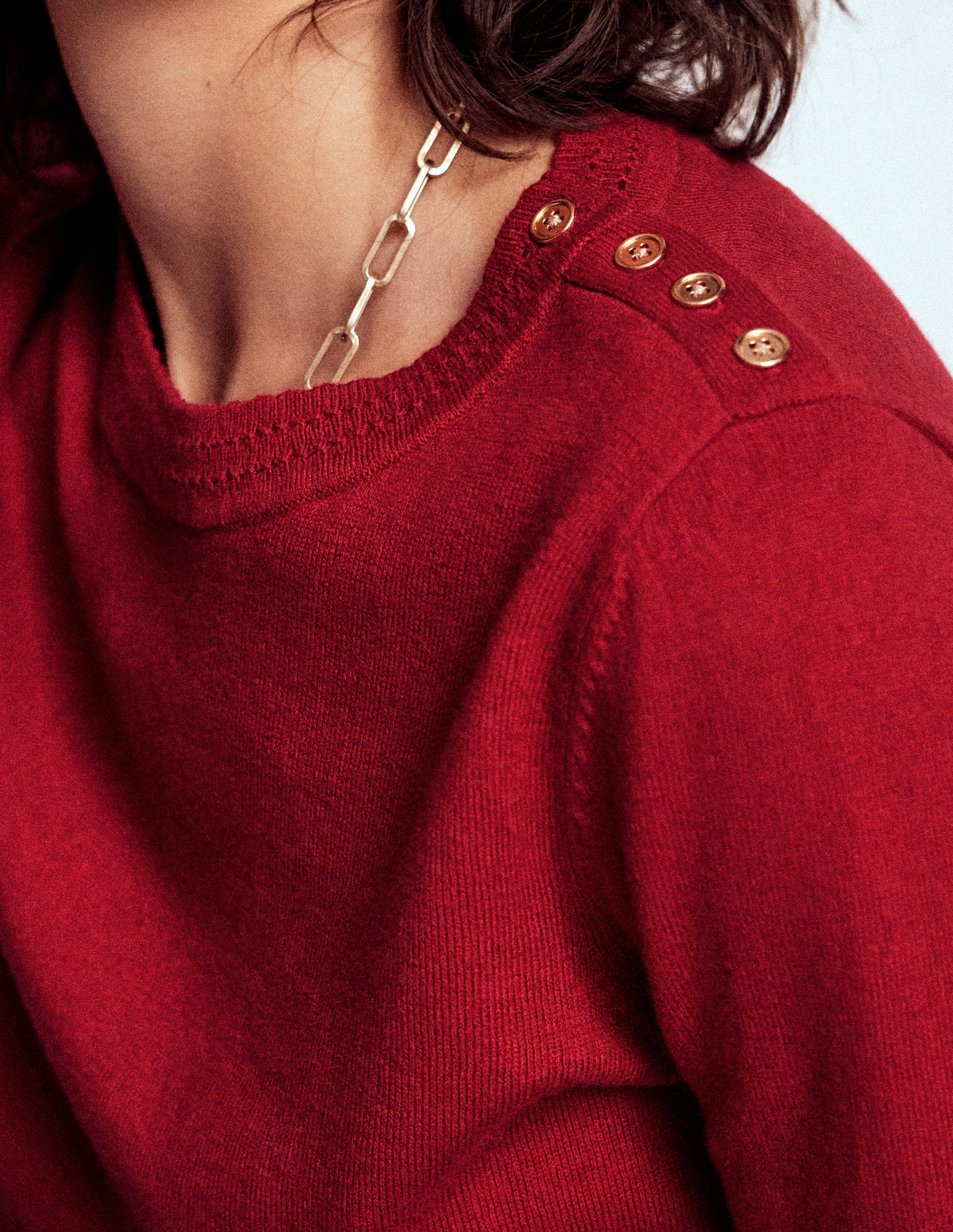 Briony Stitch Jumper-Red Liquorice-3