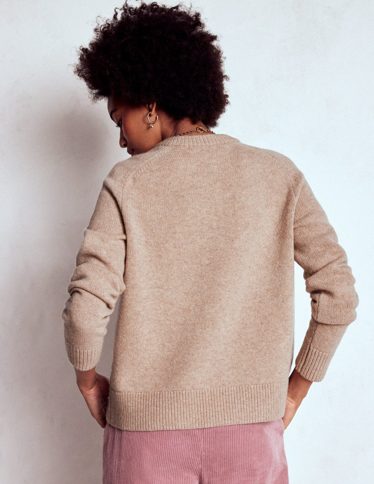 Marion Merino Cardigan-Linen