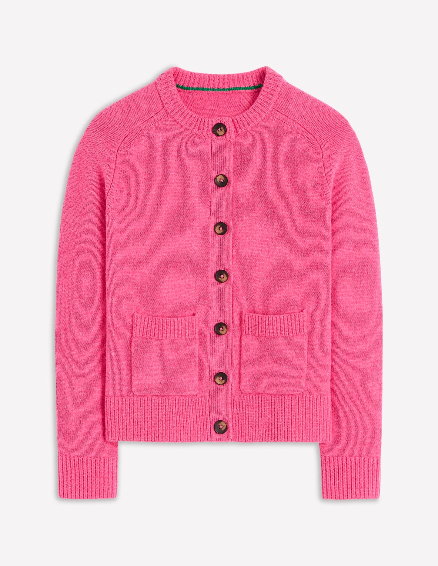Marion Merino Cardigan-Rose Pink