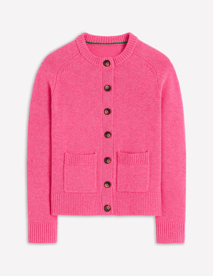 Marion Merino Cardigan-Rose Pink-7