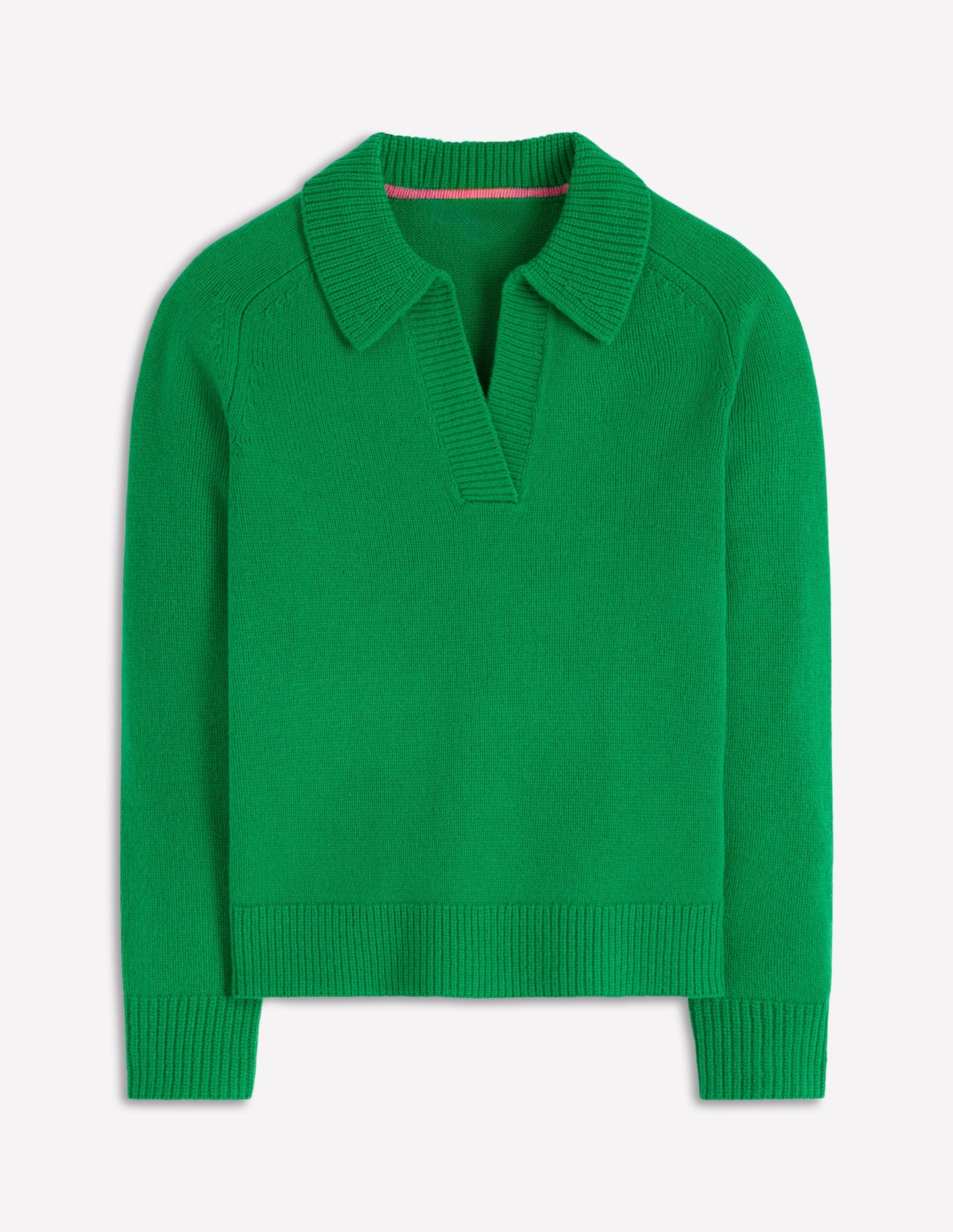 Marion Merino Henley Jumper-Rich Emerald