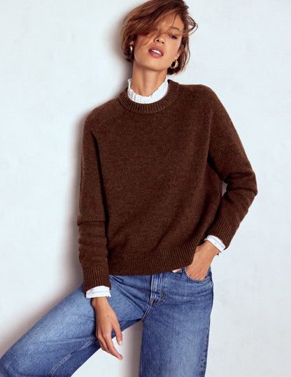Marion Merino Jumper-Raw Umber-2