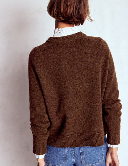 Marion Merino Jumper-Raw Umber-3