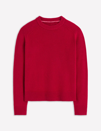 Marion Merino Jumper-Crimson Red-7