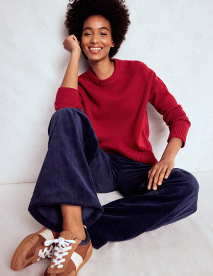 Marion Merino Jumper-Crimson Red-5