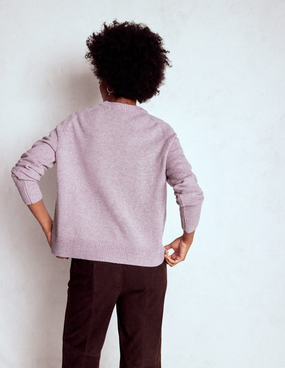 Marion Merino Jumper-Chalky Violet-3