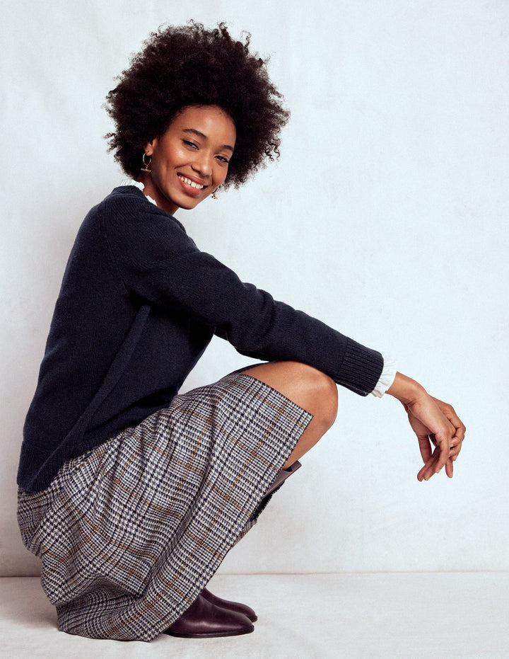 Marion Merino Jumper-Navy