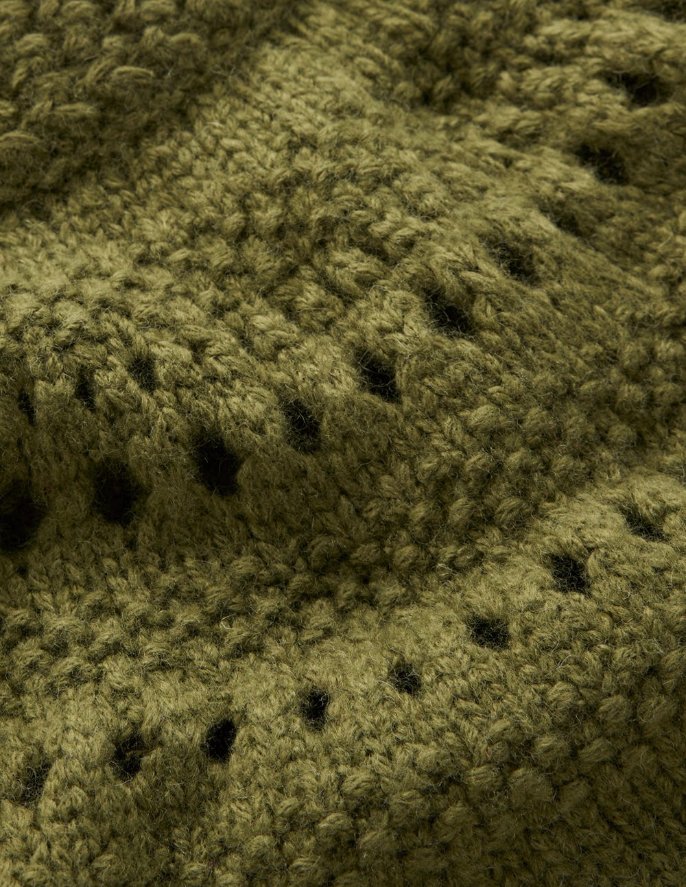 Fluffy Chunky Jumper-Woodland Green