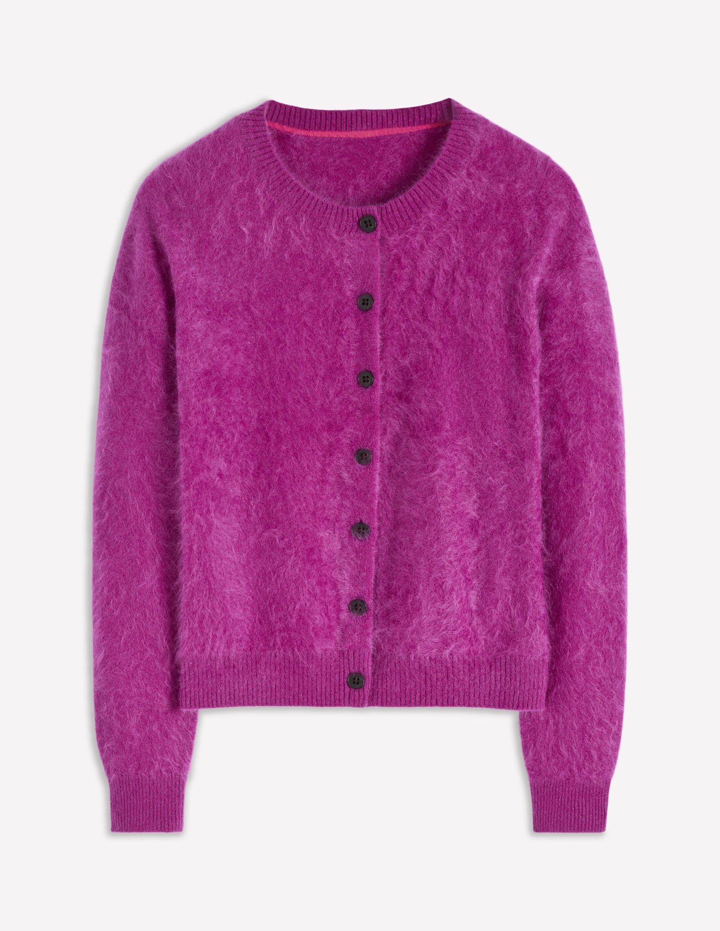 Eva Brushed Cashmere Cardigan-Regal Purple