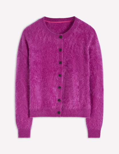 Eva Brushed Cashmere Cardigan-Regal Purple-6
