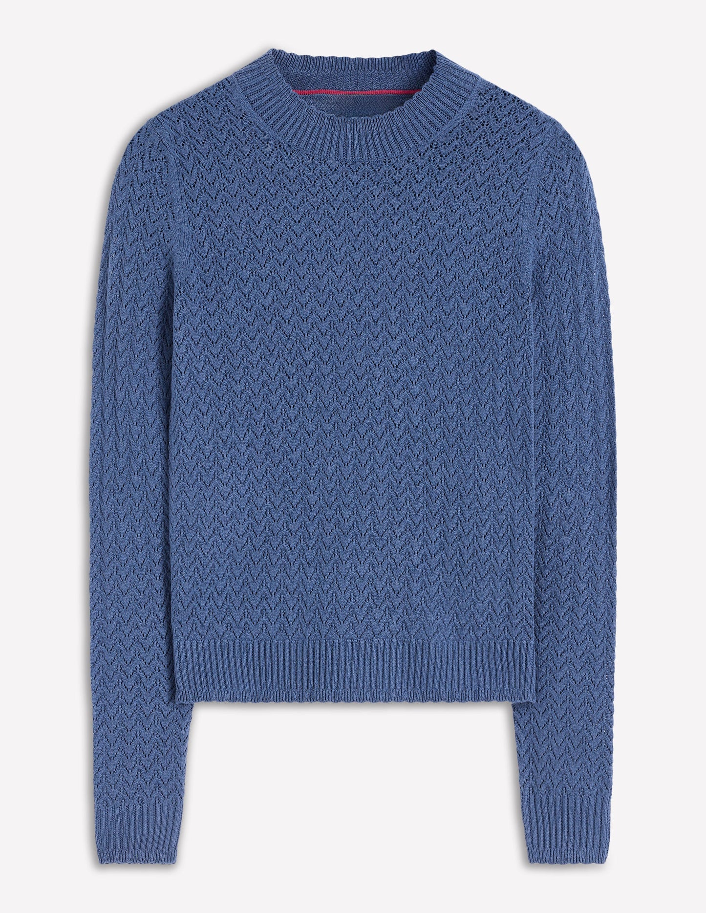 Diane Pointelle Jumper-Denim Blue