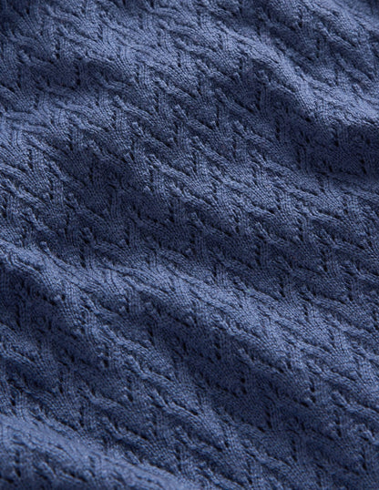 Diane Pointelle Jumper-Denim Blue-6