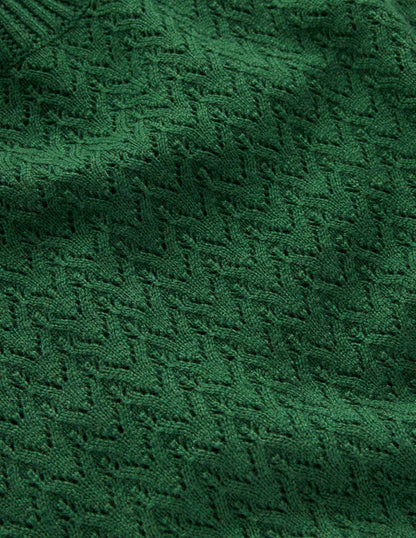 Diane Pointelle Jumper-Hunter Green-7