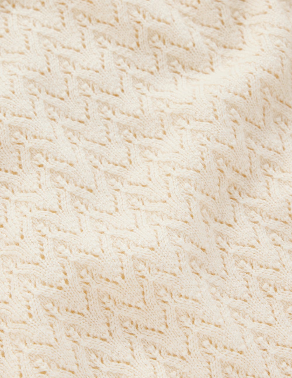 Diane Pointelle Jumper-Warm Ivory