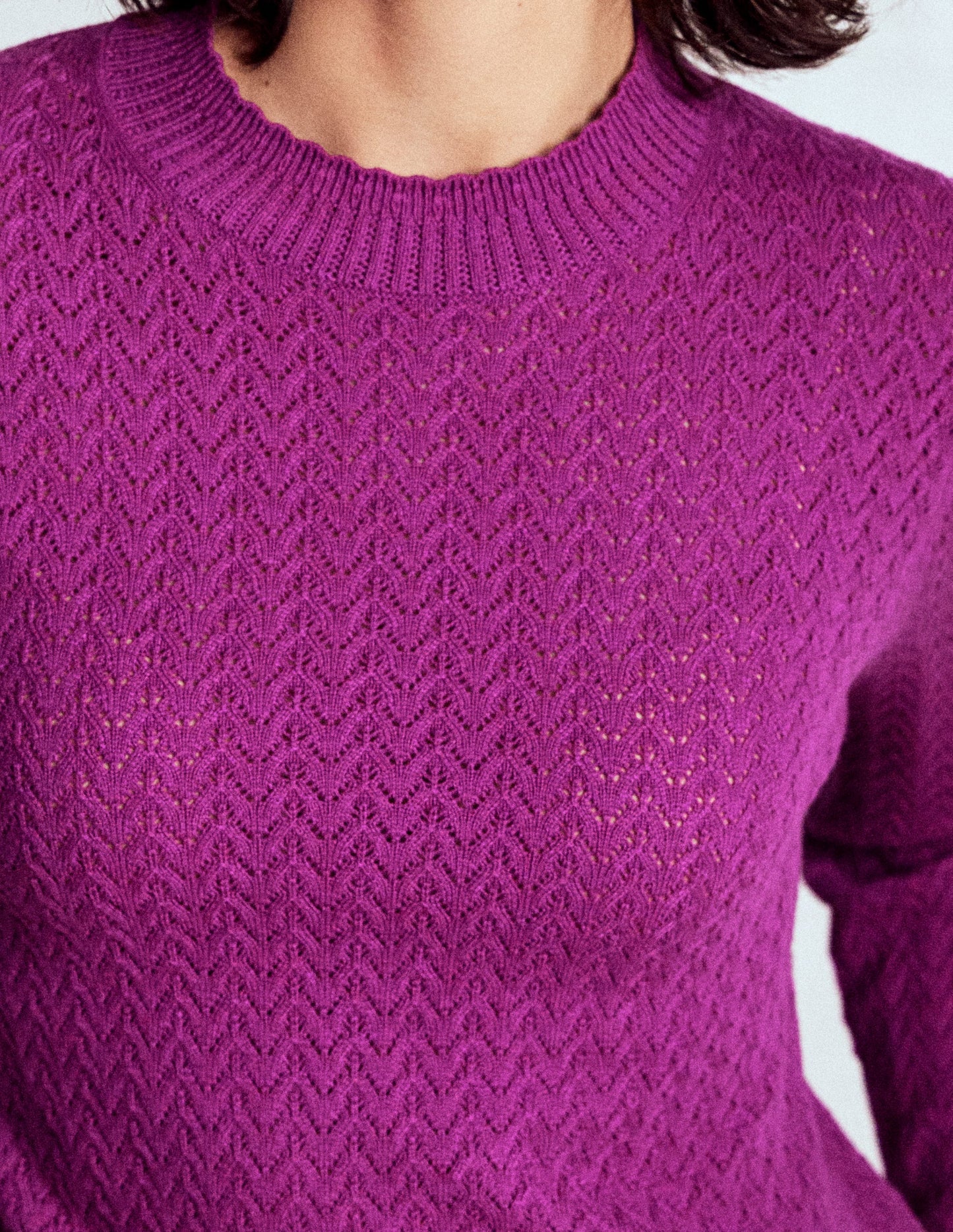 Diane Pointelle Jumper-Regal Purple