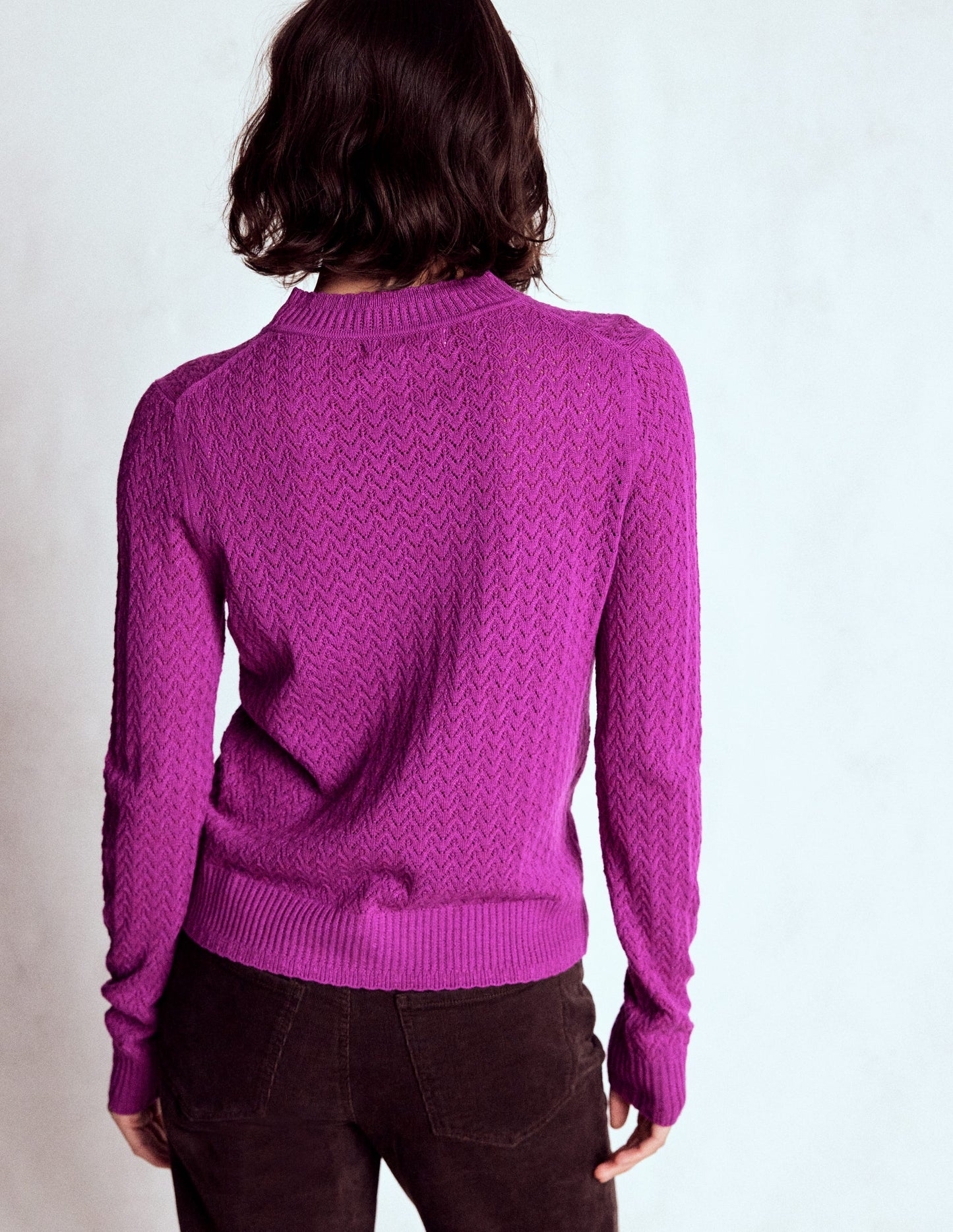 Diane Pointelle Jumper-Regal Purple