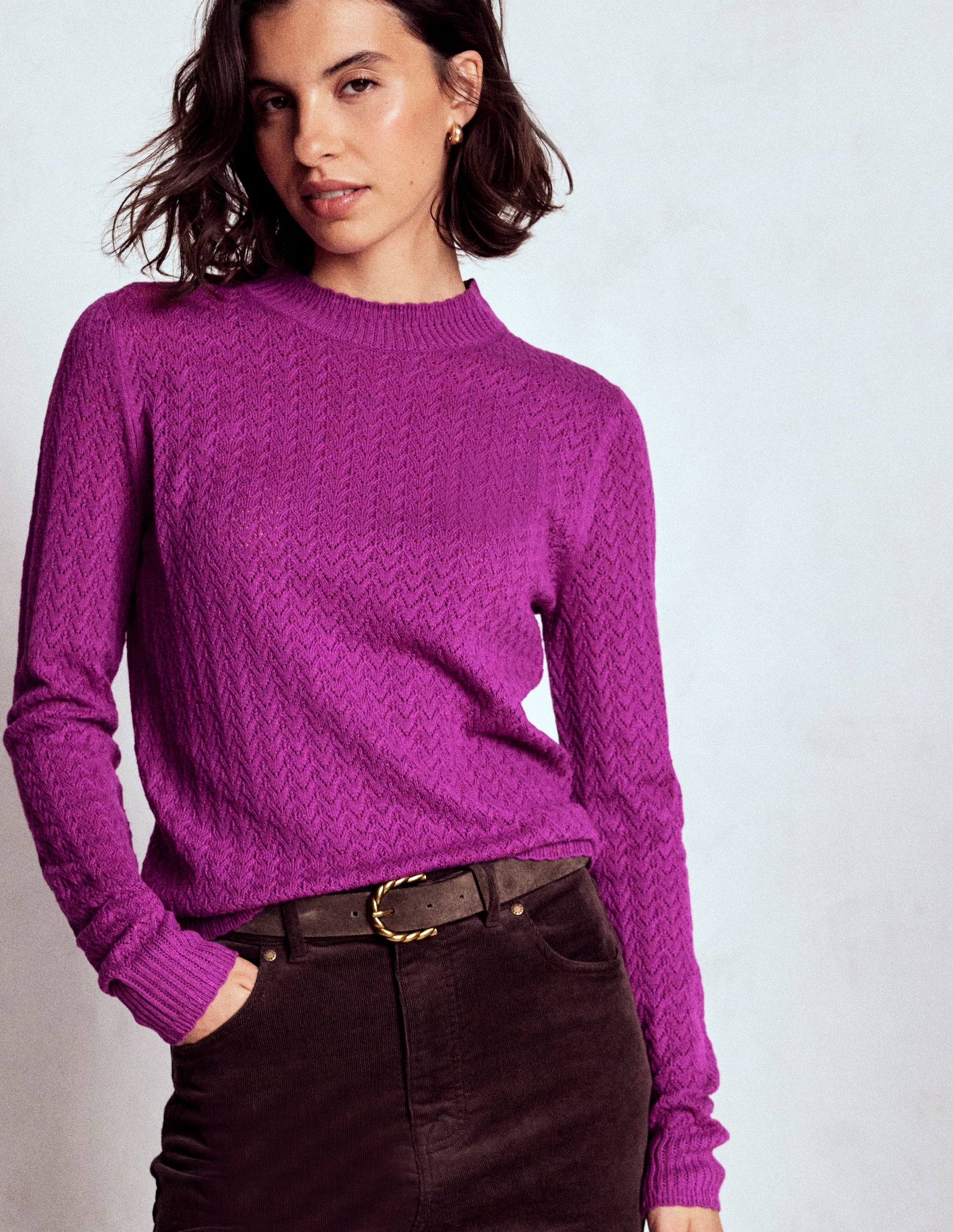 Diane Pointelle Jumper-Regal Purple-4