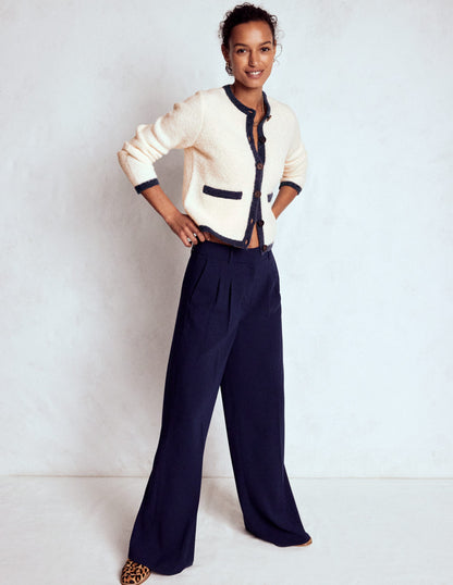 Holly Boucle Knitted Jacket-Warm Ivory, Boucle-4