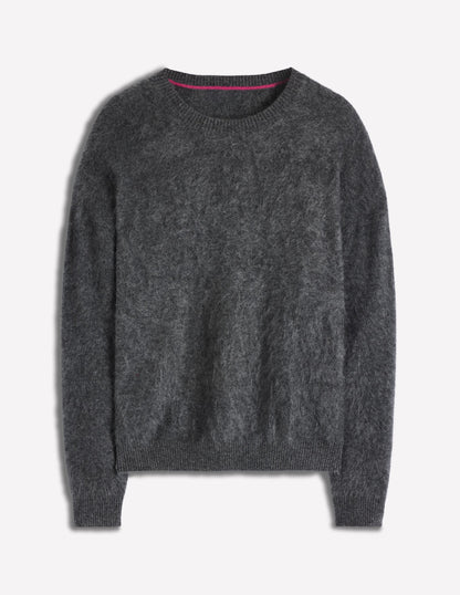 Brushed Cashmere Jumper-Slate Grey-6